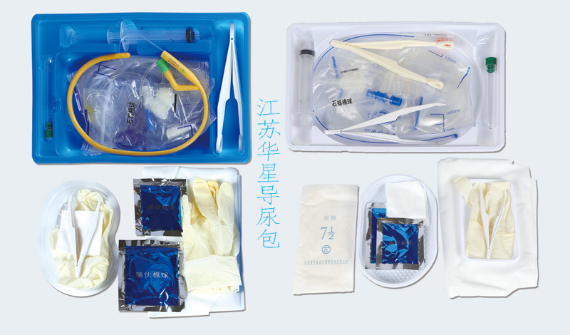 男性和女性患者使用導尿包時，操作上有哪些不同？